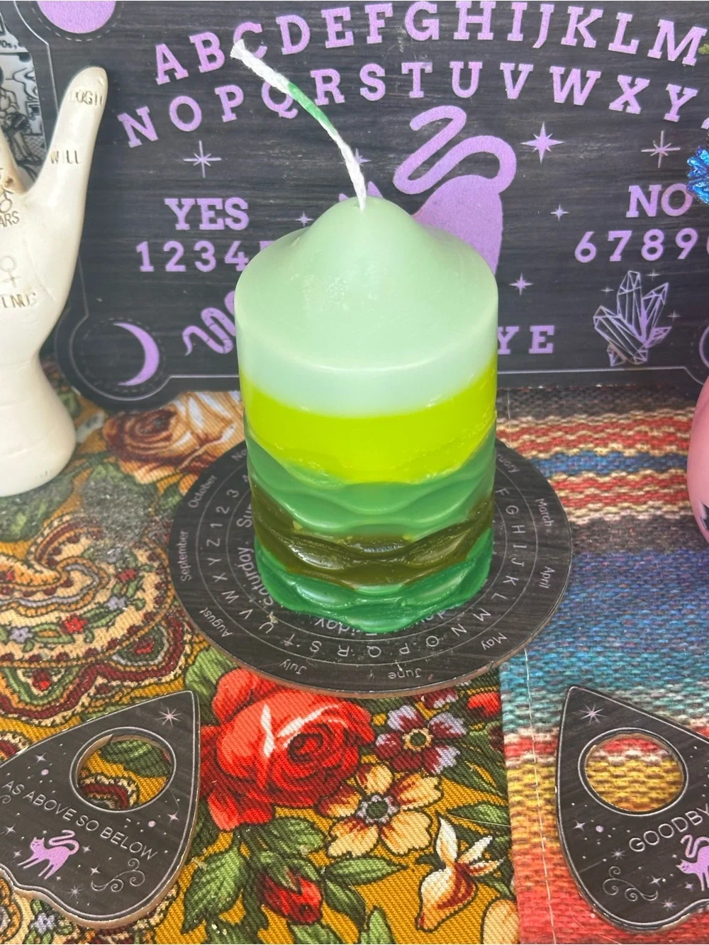 Layered Forest Spell Candle